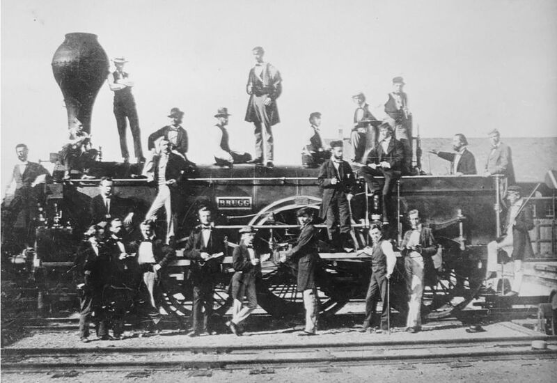 Dampflokomotive Brugg Nordostbahn